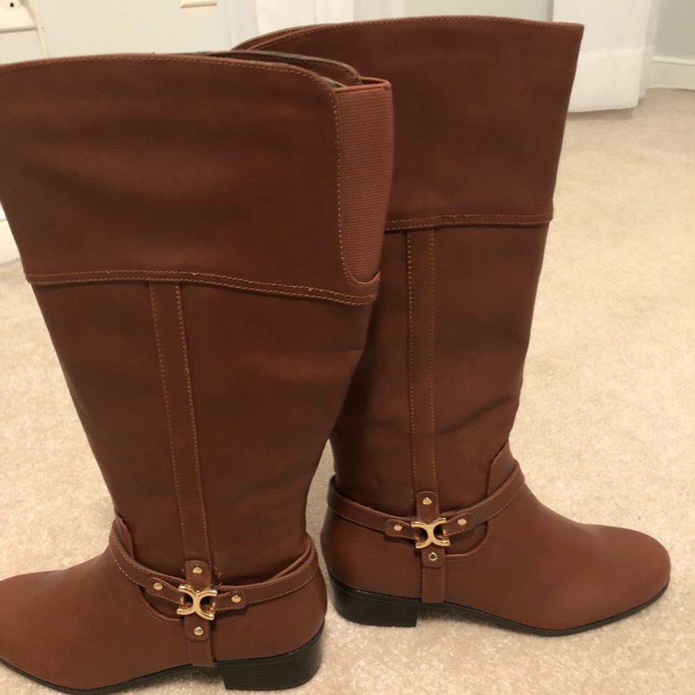 Cognac Riding Boots